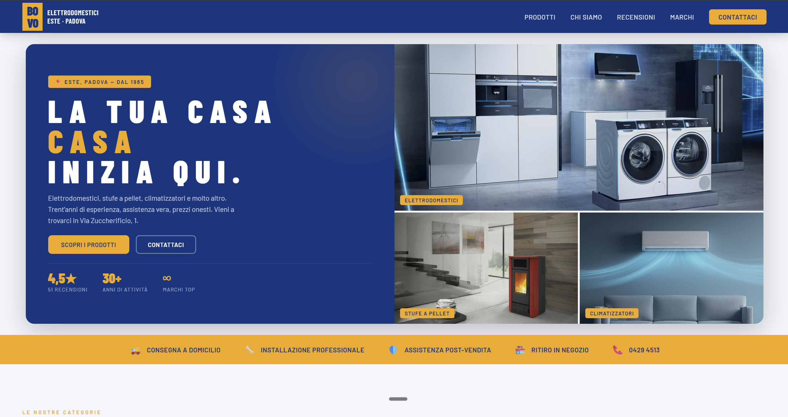 Bovo Osvaldo — Elettrodomestici